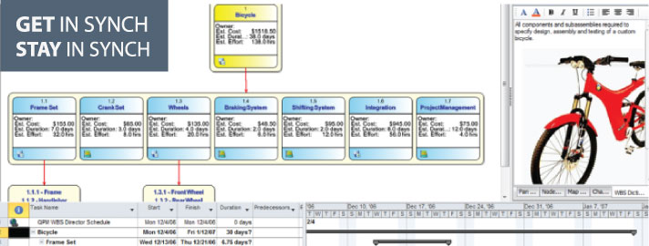 WBS Director simplify the creation of your work breakdown structure